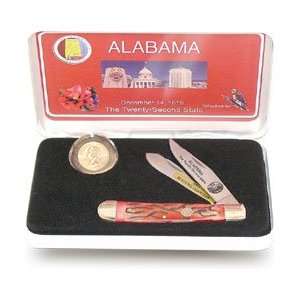  U.S. Mint State Quarter Series Alabama Knife Coin Set 