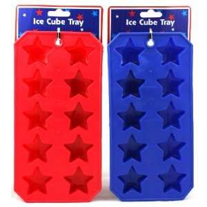   Star Silicone Ice Cube Tray Jello Mold   Set of 2: Kitchen & Dining