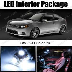  Scion tC WHITE Interior LED Package (7 Pieces): Automotive