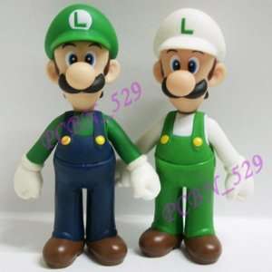   Super Mario Brothers Action Figure   Luigi & Fire Luigi Toys & Games