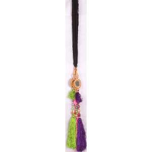  Multi color Hair braid Ornament (Choti)   Paranda with 