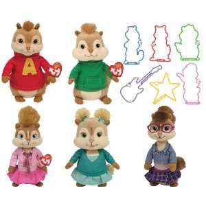 TY Beanie Babies from Alvin & the Chipmunks Brittany 