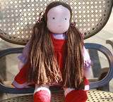 WALDORF STEINER HANDMADE QEWAR DOLL 38CM GIRL OOAK  