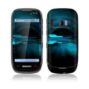 Nokia C7 Decal Skin   Abstract Future Night Blue