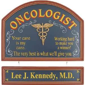  Personalized Wood Sign   Oncologist