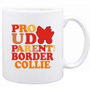  New  Proud Parent Of Border Collie  Mug Dog