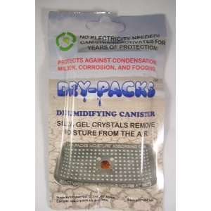 Silica Gel Desiccant 40 Gram Aluminum Canister by Dry Packs 