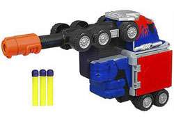  Hasbro Transformers Optimus Prime Battle Rig Blaster: Toys 
