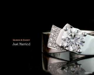 55 carat GIA Diamond 18K750 white gold Ring  