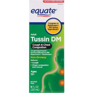   to Robitussin DM   Cough Suppressant/Expectorant Syrup, 8 Fluid Ounce