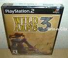 PS2 Playstation 2 Game Wild Arms 3 RPG Sealed NEW