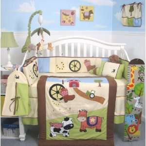    Boutique Baby Boy Framland Ranch 10pcs Crib Bedding SET Baby