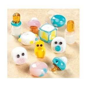    6   New Baby Girl Lampwork Glass Beads: Arts, Crafts & Sewing