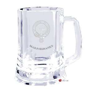  Marjoribanks Clan Crest 500ml Engraved Glass Tankard 
