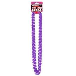 Bachelorette outta control beads   metallic purple pack of 6