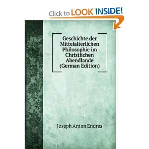   (German Edition) (9785874263287) Joseph Anton Endres Books