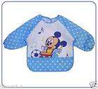 disney mickey mouse baby feeding dining apron smock returns accepted