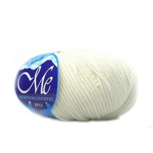   ME Yarn 80/20 Merino Cashmere   811 Ecru Arts, Crafts & Sewing