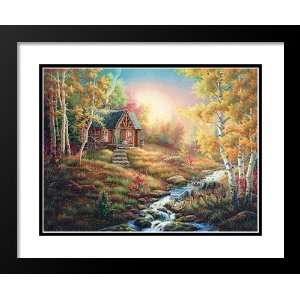  Judith Gibson Framed and Double Matted 15x18 Wolf Creek 