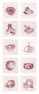 Thanksgiving Line Art Machine Embroidery Designs  