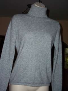 FENN WRIGHT MANSON grey cashmere turtleneck sweater!WM  