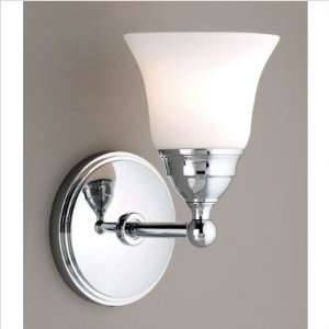  Wall Sconce Finish: Chrome, Glass Type: Bell Opal: Everything Else
