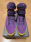 SUPRA TK SOCIETY PURPLE YELLOW PATENT MUSKA P ROD NIKE SIZE 10