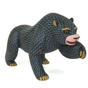 Black Bear Oaxacan Wood Carving 8.5 Inch: Home & Kitchen