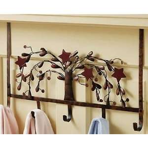 Country Star Over the Door Hanging Hooks: Home & Kitchen
