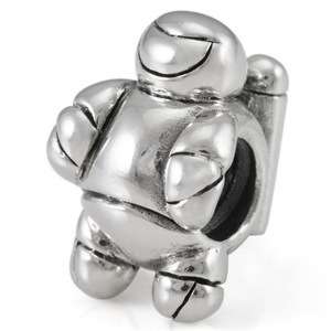 ASTRONAUT Solid 925 Silver European Charms OHM BEADS  