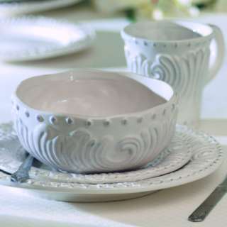   from american atelier round ceramic dinnerware with an antique finish
