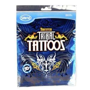  Twisted Tribal 12, Over 50 Temporary Tattoos: Health 