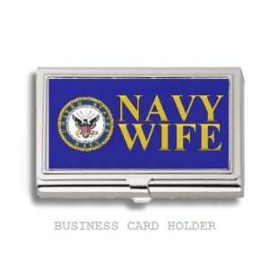 Navy Wife Business Card Holder Case: Everything Else