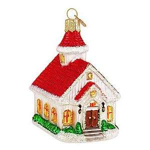    Old World Christmas The Country Church Ornament