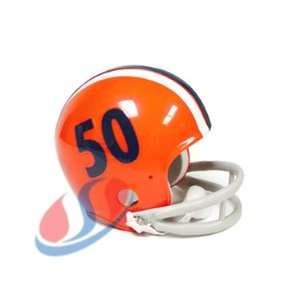 Fighting Illini (1964) Miniature Replica NCAA Throwback Helmet w/2 Bar 