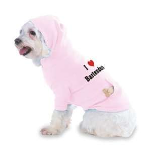  I Love/Heart Bartenders Hooded (Hoody) T Shirt with pocket 