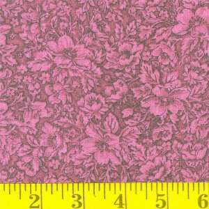  45 Wide Lindsey Plum Fabric By The Yard: Arts, Crafts 