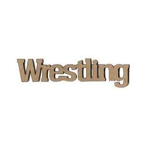   Sport Collection   Chipboard Words   Wrestling: Arts, Crafts & Sewing
