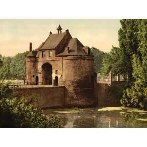   Poster   The Marechal gate Bruges Belgium 24 X 18 