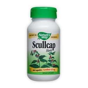  Scullcap Herb 425 mg 100 Capsules   Natures Way: Health 