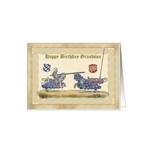   Grandson, knights Jousting, Horses full Barding Card Toys & Games