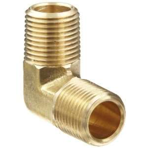 Anderson Metals Brass Pipe Fitting, 90 Degree Forged Elbow, 1/2 x 1/2 
