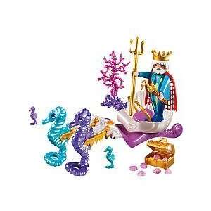   Magic Castle Playset King Neptune & Seahorse Chariot Toys & Games