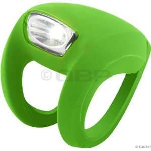  Knog Frog Strobe White LED Headlight Lime Green Sports 