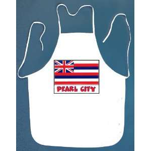  Pearl City Town Hawaii BBQ Barbeque Apron with 2 Pockets 