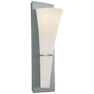  Barrington 15 1/4 High Brushed Steel Wall Sconce: Home 