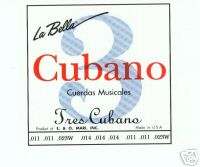 LaBella Tres Cubano Cuban Tres string set 9 string L730  