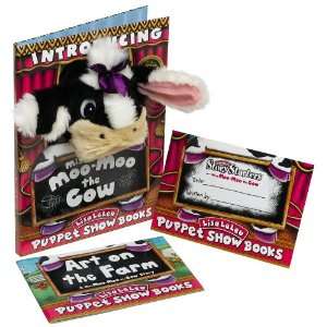  Tote Miss Moo Moo The Cow Puppet Show Book: Toys & Games