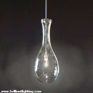  Dew Drop II   clear bubble / chrome / 24 inch stem: Home 