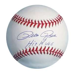  Pete Rose Autographed Baseball  Details: Hit King 